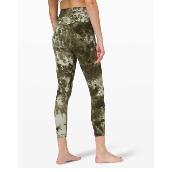 Lululemon Align Pant Diamond Dye Diamond Dye Light Sage Army‎ Green Dark Olive - Picture 2 of 7